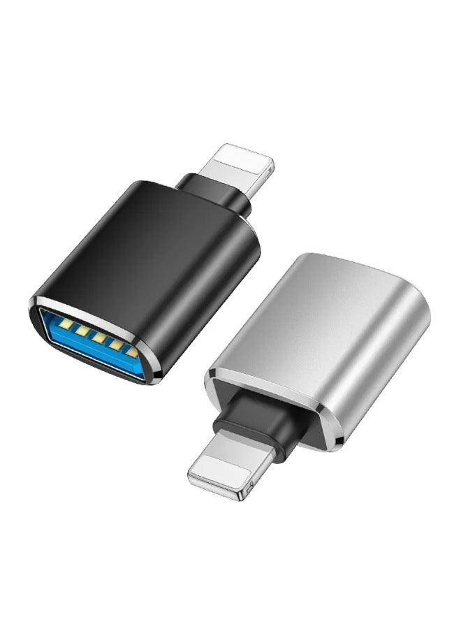 Applicable To Iphone15/16 Apple 12/13 External U Disk OTG Adapter 3.0 Converter Connection Lightni-Color:1 Pack [silver] Type-c Male To Usb3.0 Female★Special For Apple 15/16  - Image 2