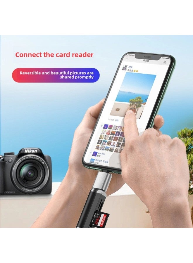 Applicable To Iphone15/16 Apple 12/13 External U Disk OTG Adapter 3.0 Converter Connection Lightni-Color:1 Pack [silver] Type-c Male To Usb3.0 Female★Special For Apple 15/16  - Image 3