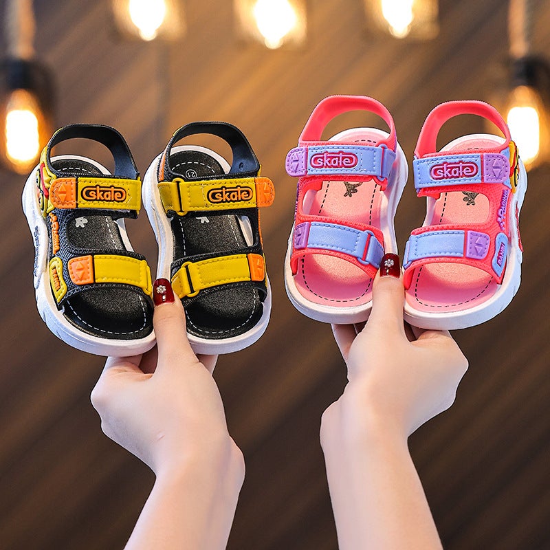 2025 Children'S Sandals Casual Primary School Students Soft Bottom Beach Boys Children'S Children'S Sandals - Image 3