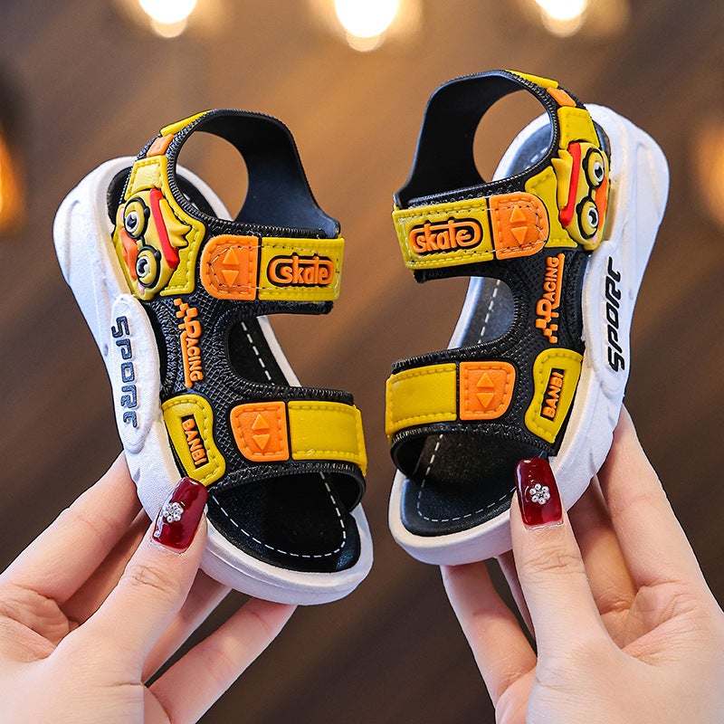 2025 Children'S Sandals Casual Primary School Students Soft Bottom Beach Boys Children'S Children'S Sandals - Image 4