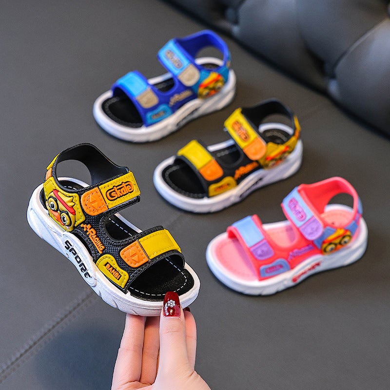 2025 Children'S Sandals Casual Primary School Students Soft Bottom Beach Boys Children'S Children'S Sandals - Image 2