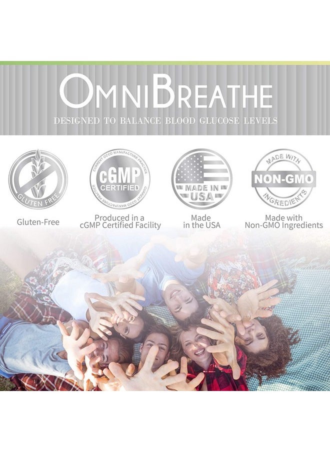 Omnibreathe Fast Improving Breathing Problems By Nac 600Mg Scientifically Formulated W. Quercetin/Mullein/Coq 10/Ginger/Stinging Nettle/Bromelain3 Times W. Meal 10Day Supply To Boost Over General