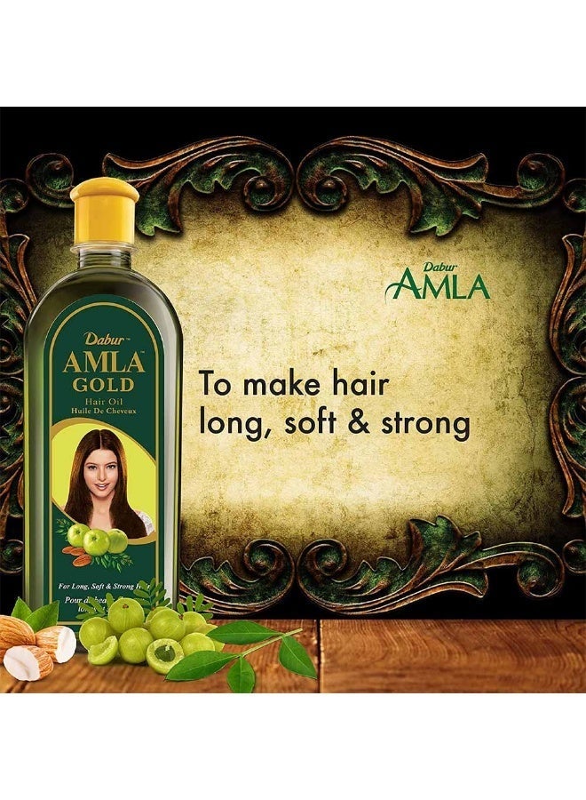 Dabur Amla Gold Hair Oil 100Ml - Image 2