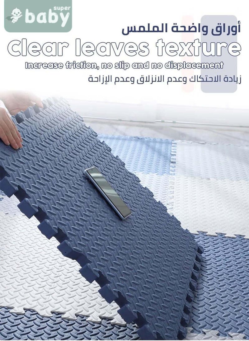 SuperBaby 36PCS Soft EVA Baby Play Mat, Composable Babies Play Pen Tummy Time Playmat & Crawling Mats for Infants, Babies,Toddlers, Indoor Outdoor Use, BPA Free, 30*30cm, 12mm - Image 5