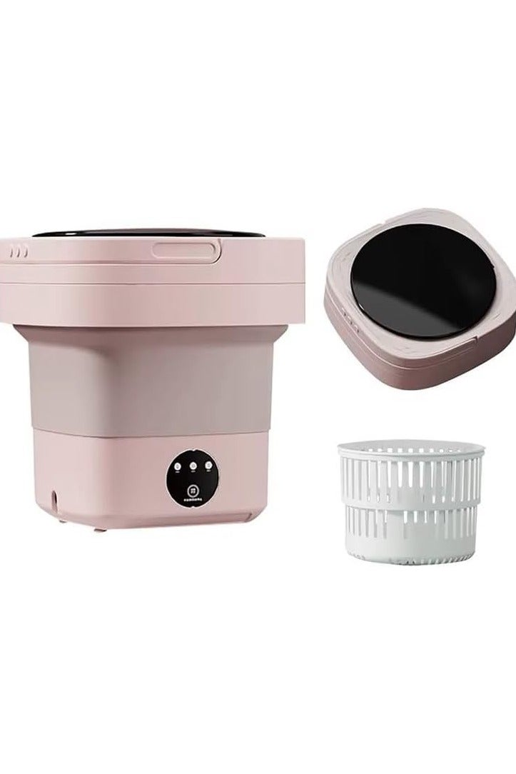 غسالة ملابس قابلة للطي – سعة 12 لتر – قدرة 40 واط – تصميم محمول وخفيف – مثالية للسفر وغسيل ملابس الأطفال متعدده الالوان - Image 4