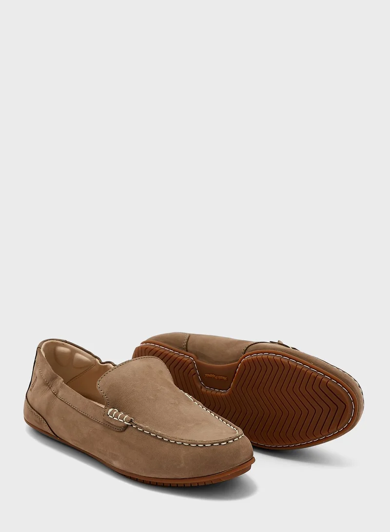 Hush Puppies Textured Slip On Loafer