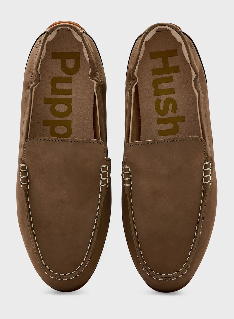 Hush Puppies Textured Slip On Loafer