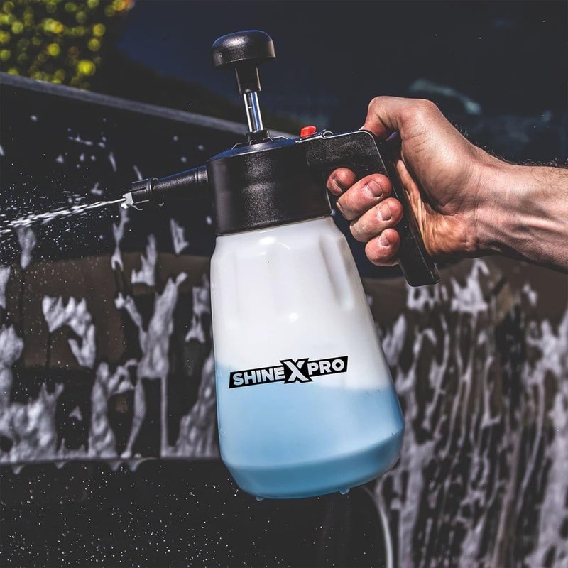 ShineXPro Foam Sprayer for Car & Bike - ShineXPro Foam Master Comes with Free Shampoo & 6 Months Warranty - No Electricity, Running Water Or Batteries Needed - Generates Thick Foam Spray - Image 5