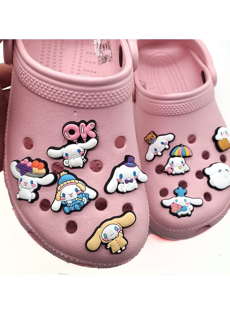 KASTWAVE - Croc Charms 10 Charms and 1 Bag Shoe Charms for Clog Sandals Bracelets Decoration Party Favor Gifts  Croc Charms for Girls Women Kids, Girls Teens 11 Pcs - Image 1