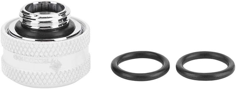 klarako 4 Pcs /8 Pcs OD 16mm Tube Fitting,  Water Cooling Compression Fitting with Sealing Ringsfor Rigid AcrylicTube for Computer Water Cooling System(White, 4 Pcs) - Image 4