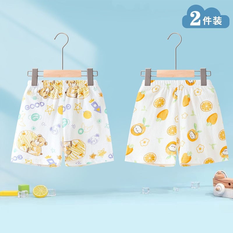 Baby Shorts Summer Thin Style Unisex Casual Sports Outerwear Summer Wear Infant Pure Cotton Large Pants Cartoon Design - Image 5