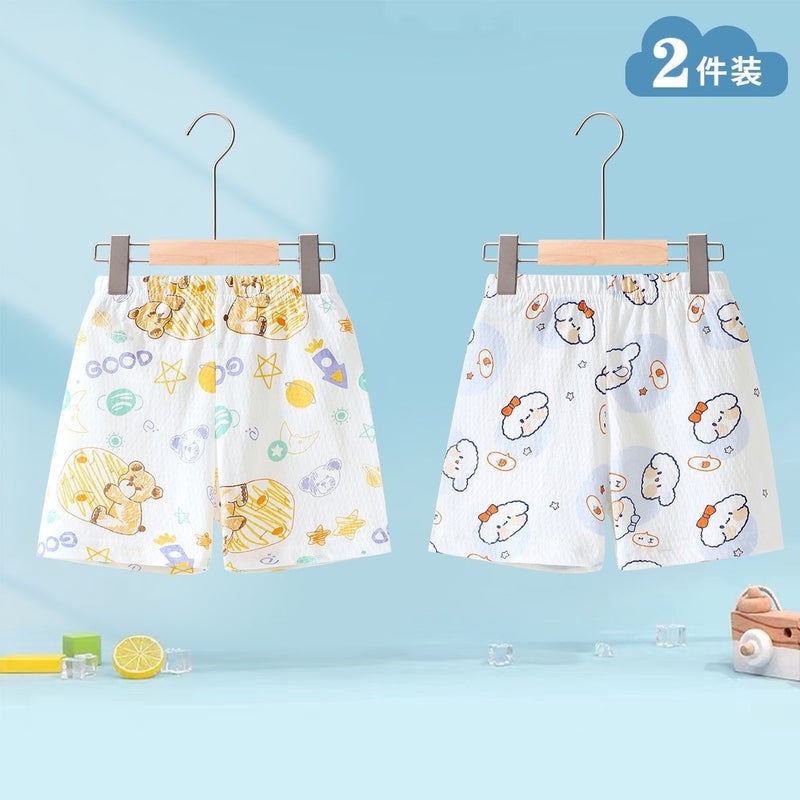 Baby Shorts Summer Thin Style Unisex Casual Sports Outerwear Summer Wear Infant Pure Cotton Large Pants Cartoon Design - Image 4