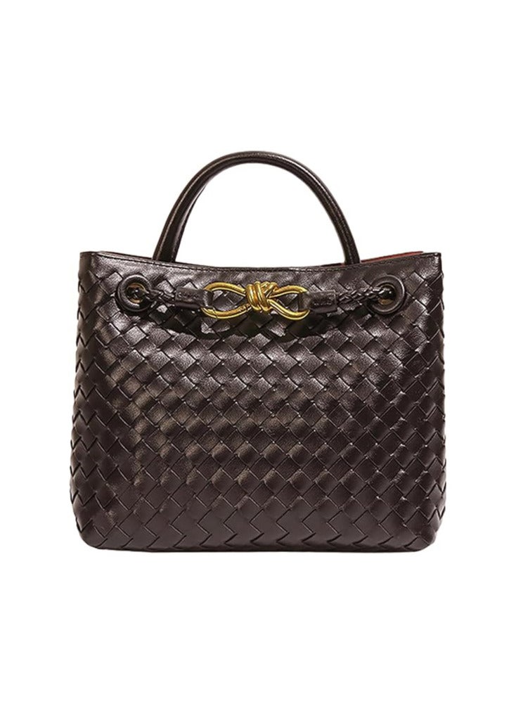 Woven Hobo Bags for Women Fashion Leather Woven Tote Shoulder Bag Purses Tote Handbag - Image 1
