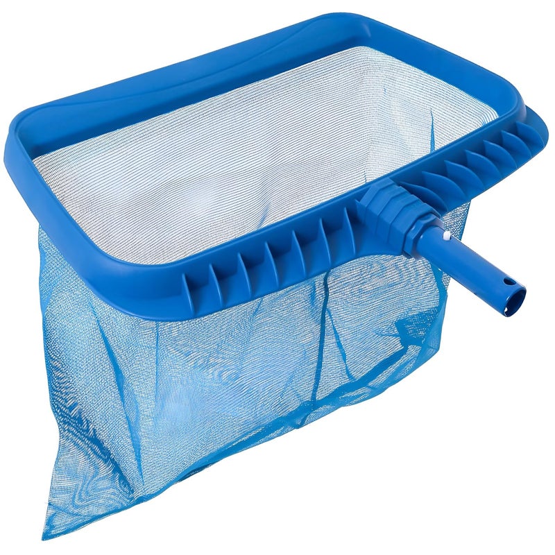 ORILEY Swimming Pool Skimmer Net, Heavy Duty Pool Leaf Rake with Ultra Deep Fine Mesh Net Bag, Fast Cleaning Tool for Inground & Above Ground Pool (Random Color) - Image 1