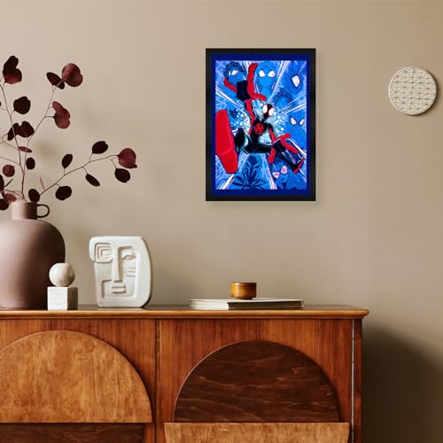 CodersParadise Spiderman Wall Poster Frames | Aesthetic A4 Poster Frames For Home, Living Room, Bedroom and Office | Wall Frames Artworks | Hanging Theme Posters - Image 3