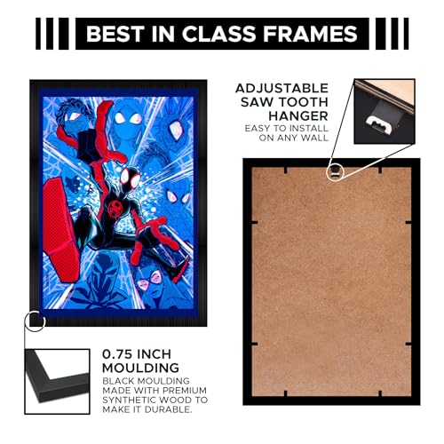 CodersParadise Spiderman Wall Poster Frames | Aesthetic A4 Poster Frames For Home, Living Room, Bedroom and Office | Wall Frames Artworks | Hanging Theme Posters - Image 4