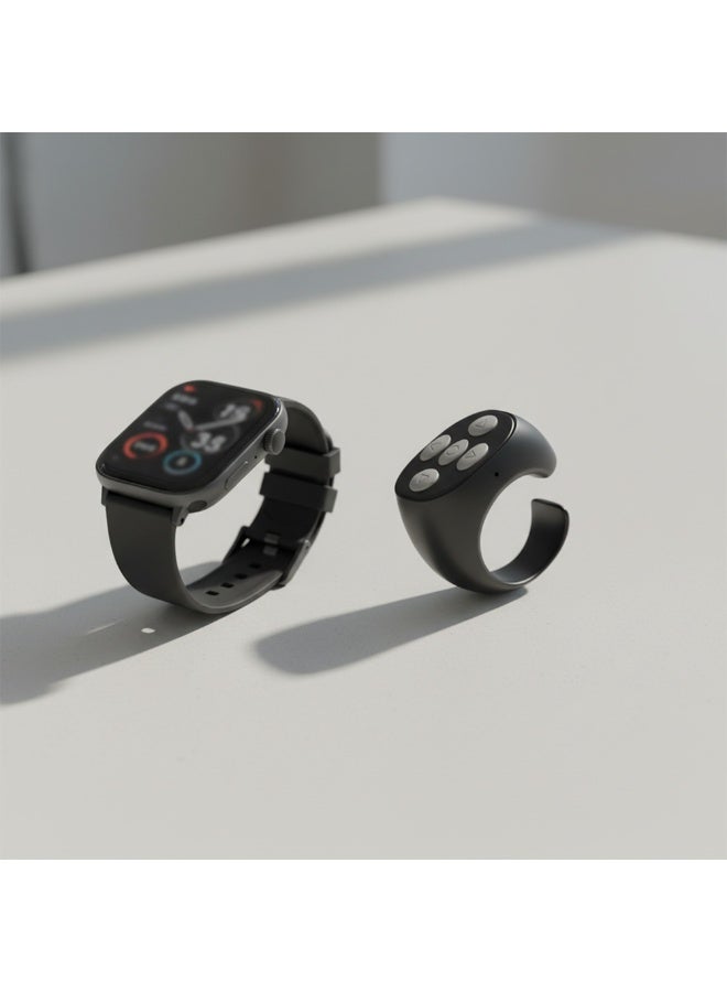 Fingertip Bluetooth Scrolling Ring Remote – Rechargeable, Hands-Free Control for TikTok, e‑Reading & Camera – Compatible with Android & iOS - Image 4