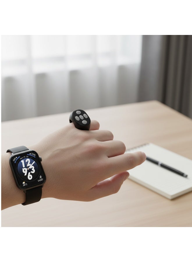 Fingertip Bluetooth Scrolling Ring Remote – Rechargeable, Hands-Free Control for TikTok, e‑Reading & Camera – Compatible with Android & iOS - Image 5