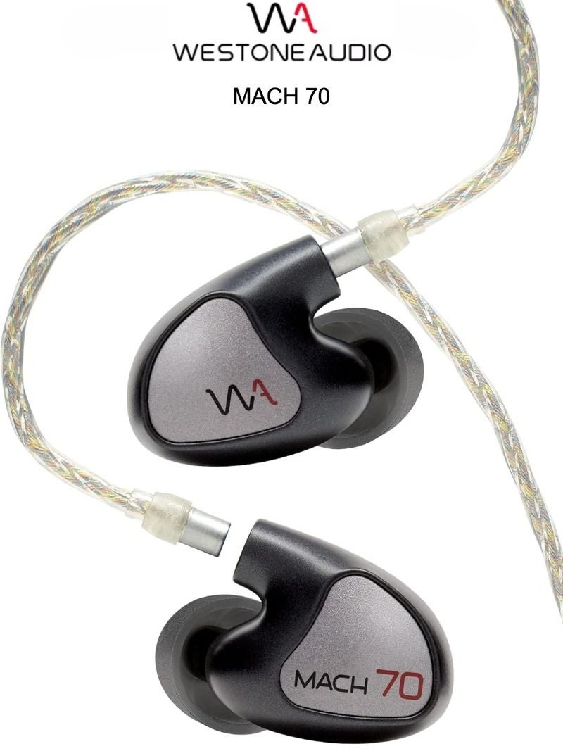Westone Audio Mach 70 Universal Wired Iem, 7 Balanced Armature Drivers, Professional Musician Monitor Earphones - Image 2