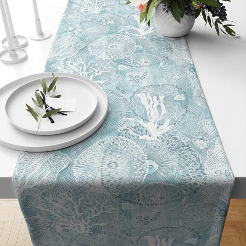 HOME PRINT Runner Summer Velvet Table Runner Will Be A Great Addition To Beach Houses Runner1(3)