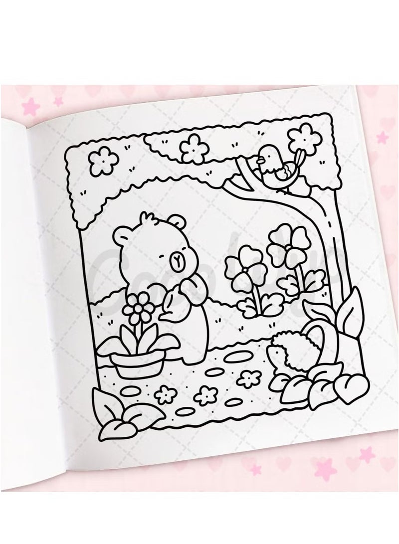 general Little Corner: Mindfulness Coloring Book for Adults & Teens – Whimsical Nordic Cozy Spaces with Super Cute Hygge Designs, Stress-Relieving Art Therapy (Cozy Spaces Series) - Image 5