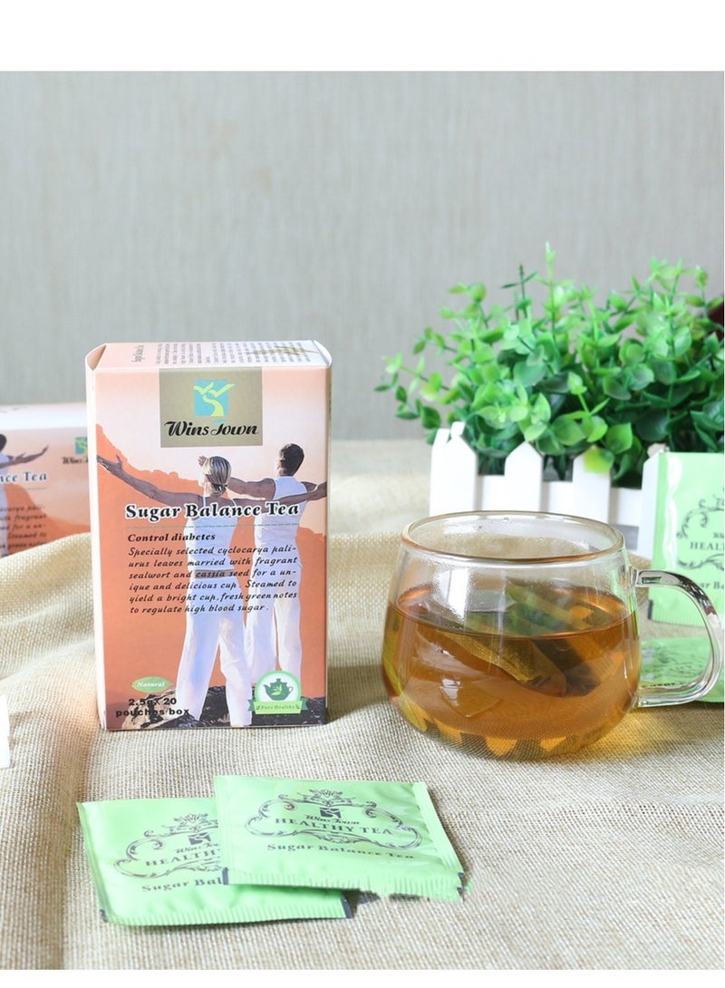 Wins Town Sugar Balance Tea Health Tea,Support Healthy Digestion And Metabolism 20 Pouches  - Image 3