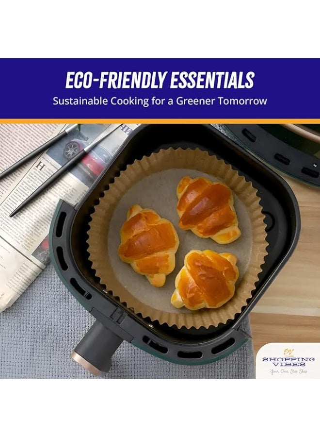 بروماس أوراق المقلاة الهوائية: أوراق زبدة غير لاصقة تمتص الزيت لبطانات المقلاة الهوائية، عبوة من 20 قطعة - Image 3