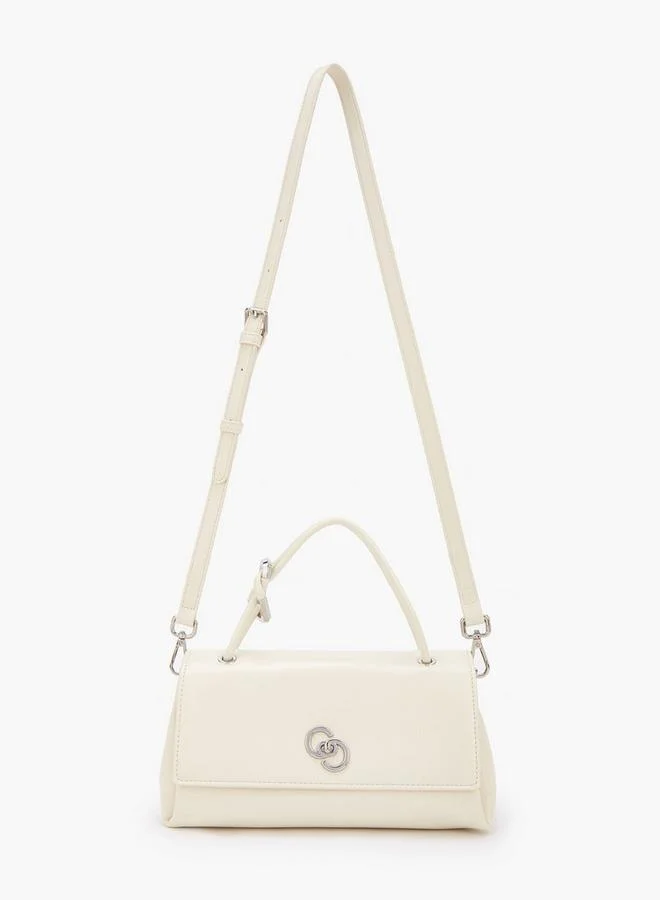 سيليست Solid Satchel Bag With Detachable Strap