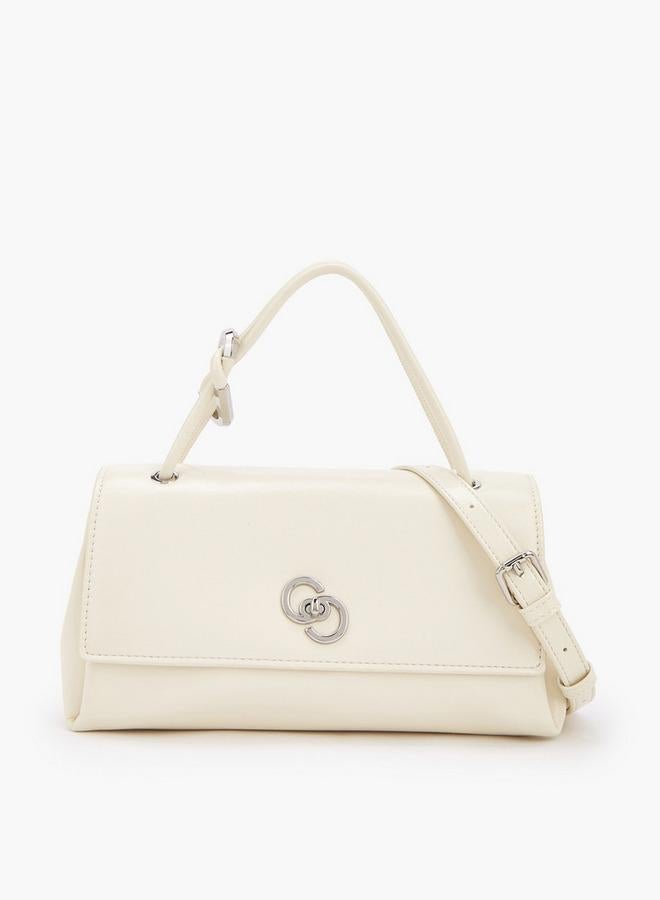Celeste Solid Satchel Bag With Detachable Strap - Image 1