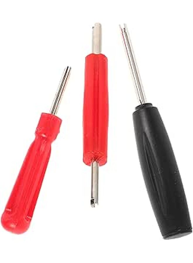 3 Pcs Tire Valve Core Extractor Tool Portable for Automotive Maintenance - Image 1