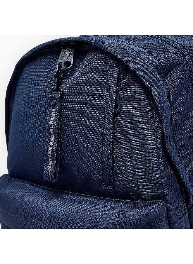 Mustteam Solid Backpack For Boys 8-13 Years With Adjustable Shoulder Straps - 17 Inches - Image 5