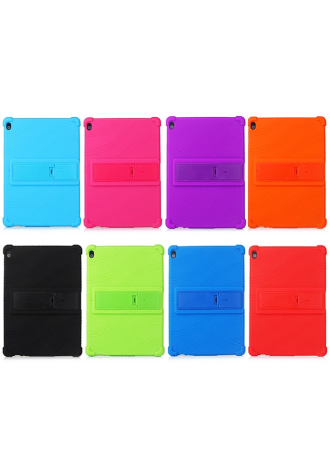 For Lenovo Tab M10 Protective Case TB-X605F/X505F/M Flat Leather Case 10.1 Inch Drop-proof Case-Color:Orange-Applicable Model:Lenovo - Image 3