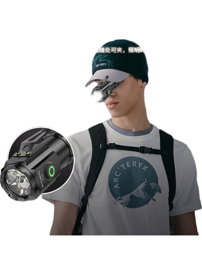SkyFire Flashlight, High Brightness, Long Battery Life, Large Capacity, Compact Headlamp, Mini Portable, Ultra-Bright Led, Military And Outdoor Special Use - Image 1