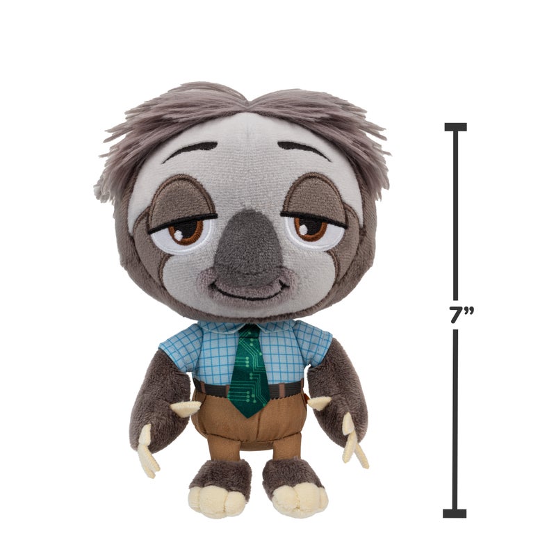 Disney Zootropolis 2 Little Core Collectible Plush Toy - Flash | Zootopia 2 Mystery Tails Collection | Soft Toy | Gift for Kids and Collectors! - Image 2