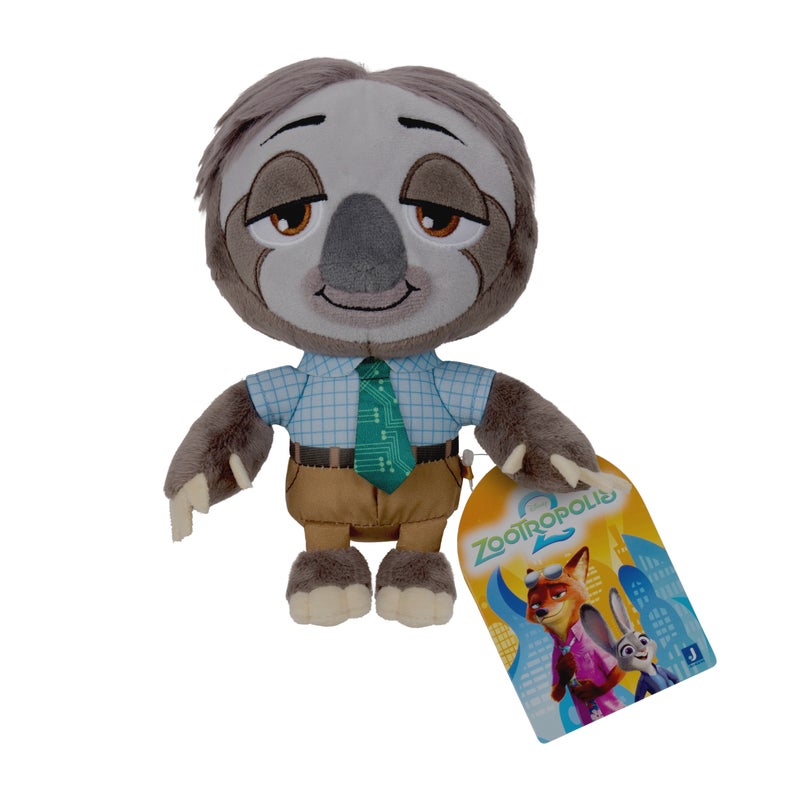 Disney Zootropolis 2 Little Core Collectible Plush Toy - Flash | Zootopia 2 Mystery Tails Collection | Soft Toy | Gift for Kids and Collectors! - Image 1