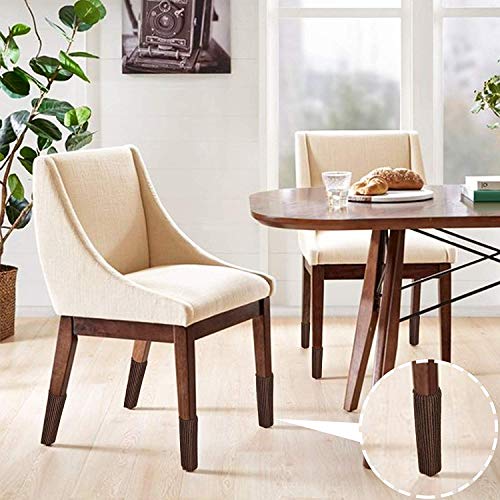 OEEKOI 24 PCS Furniture Leg Knitted Protector - Chair Leg Floor Protectors for Avoid Scratches, Furniture Leg Socks for Moving Easily and Reduce Noise, Brown - Image 5