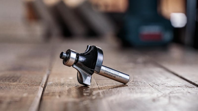BOSCH PRO Rounding Over Router Bit | R3xØ18.7xL10.2xS8mm | Built for Edge Perfection | Smooth, Refined Corners in Wood & Boards | Long-Lasting Carbide Blade - Image 2