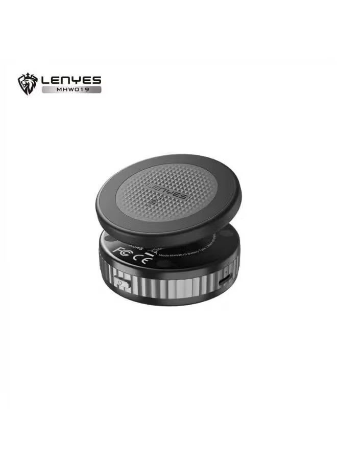 Lenyes Magnetic Car Phone Holder | 360° Rotation | Adjustable Arm | Strong Suction Mount for Dashboard | Android, iPhone and Laptop Compatible | Universal Mobile Holder - MHW019 - Image 1