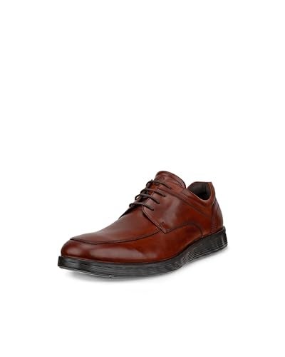 ECCO Men's S Lite Hybrid Apron Toe Tie Oxford, Cognac, 13-13.5 - Image 1