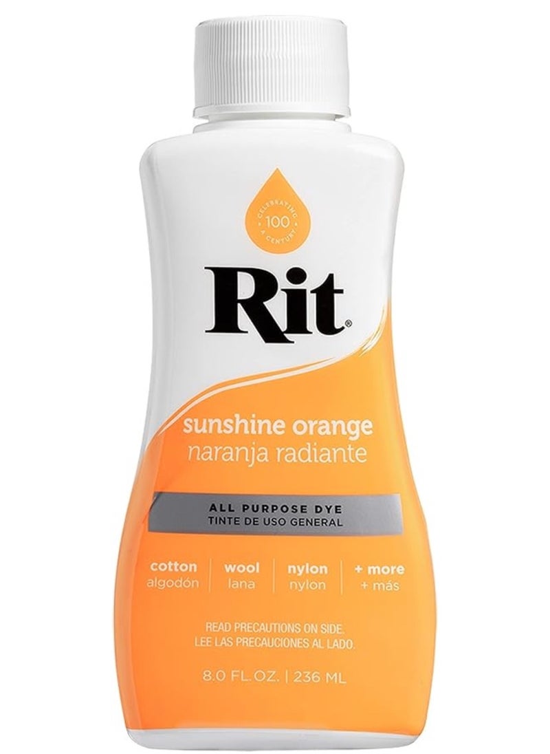 RIT Rit All-Purpose Liquid Dye, Sunshine Orange 