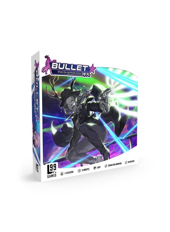 Level 99 Games Bullet Star Board Game | Fast-Paced Shoot Em Up Puzzle Action Game| Ages 12+ | 1-4 Players | Average Playtime 15 Minutes | Made, Multicolor (L99-BLT03)