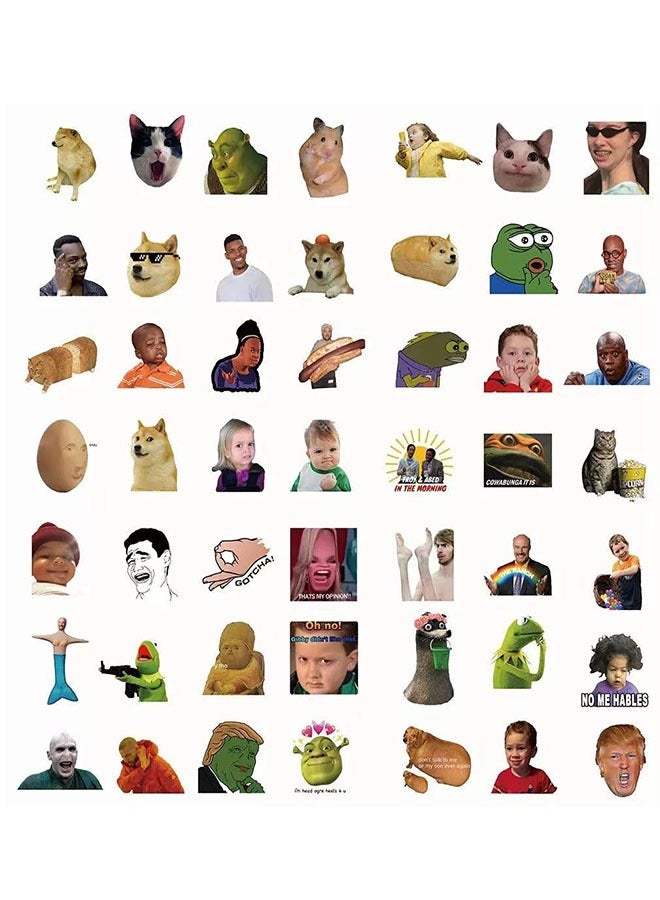 100 قطعة مضحكة ملصقات ضد الماء للكروم ملصقات للكمبيوتر المحمول، آي فون، زجاجات الماء، لوح تزلج، كمبيوتر، ملصقات السيارات شارات - Image 2