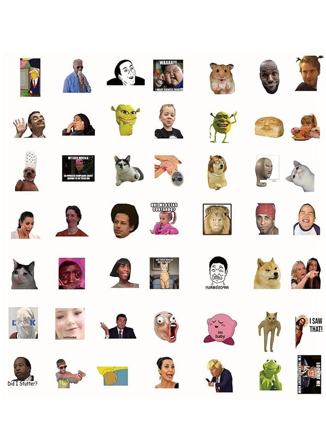 100 قطعة مضحكة ملصقات ضد الماء للكروم ملصقات للكمبيوتر المحمول، آي فون، زجاجات الماء، لوح تزلج، كمبيوتر، ملصقات السيارات شارات - Image 3