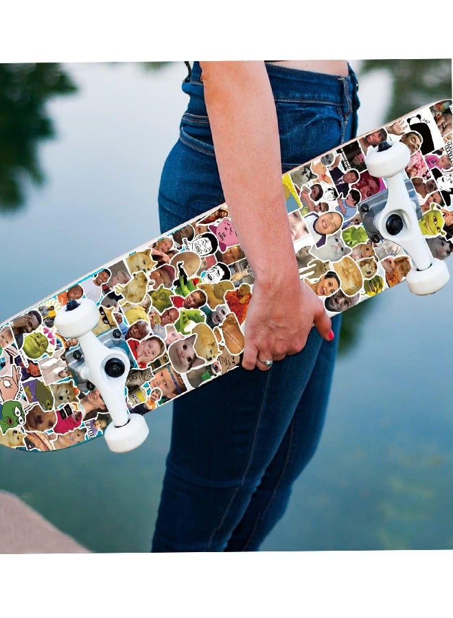 100 قطعة مضحكة ملصقات ضد الماء للكروم ملصقات للكمبيوتر المحمول، آي فون، زجاجات الماء، لوح تزلج، كمبيوتر، ملصقات السيارات شارات - Image 4