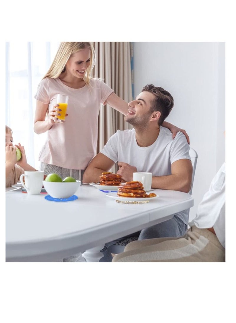 KASTWAVE Crystal Coaster Resin Moulds, Mandala Silicone Moulds Round Epoxy Resin Moulds with 3 Hooks 3 kinds of pattern DIY Cup Mat Making Epoxy Resin Silicone Moulds for Resin Casting Coaster (3 Pcs) - Image 5