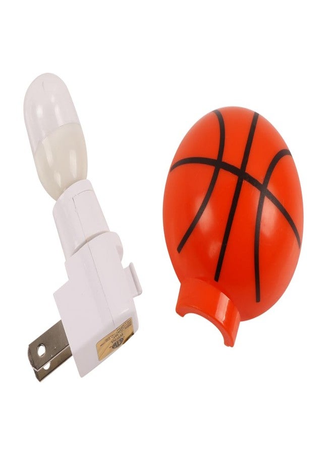 Omeet 2 Pack Warm White - Upgraded Version LED Plug-in Night Light for Kids - Basketball Shaped Lamp Take Good Care Children Sleep - Image 4