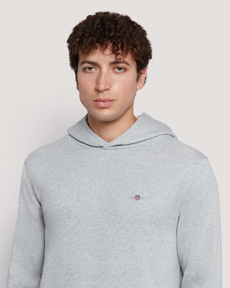 GANT Gant Men’S Shield Logo Cotton Hoodie