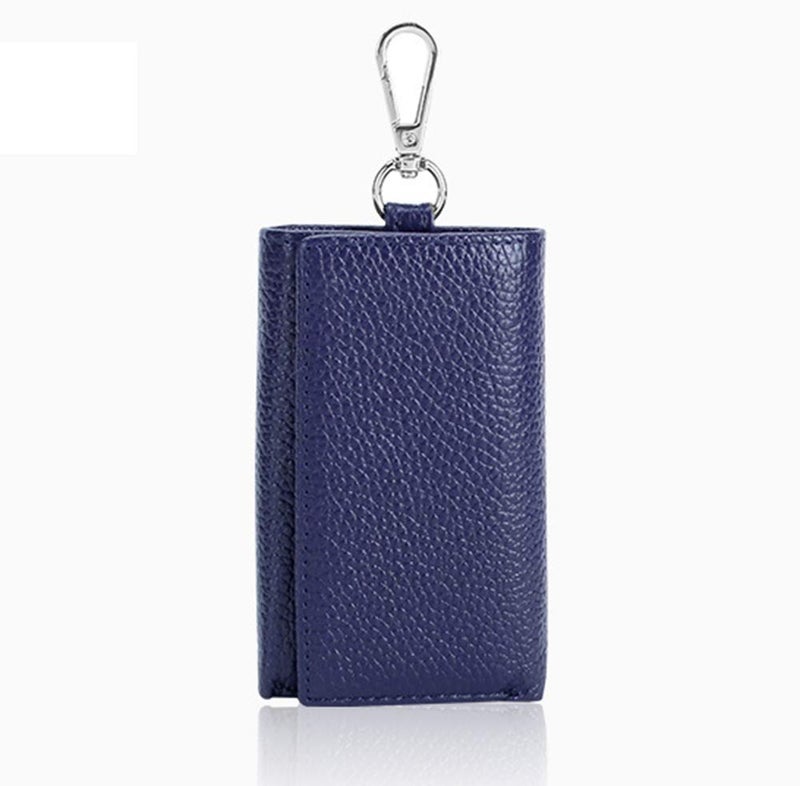 RuoFeng RuoFeng Keychain Key Holder Ring with 6 Hooks Snap Closure (Blue)  - Image 3
