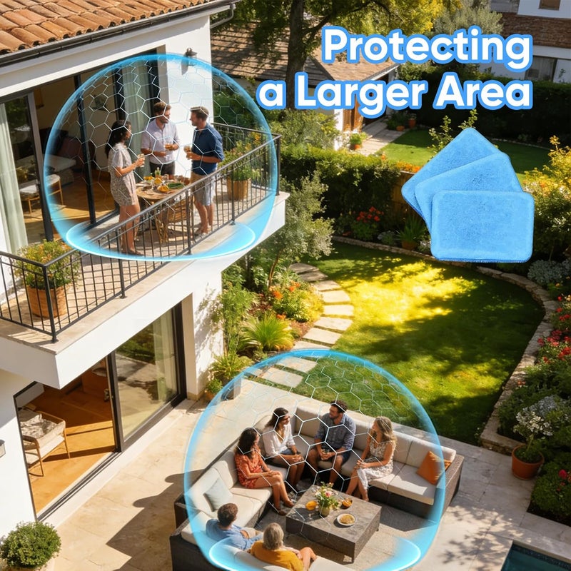 ZALAOR 60 حبة طارد البعوض للاستخدام في المقابس الكهربائية - عبوات إعادة تعبئة قاتل الحشرات الكهربائي - عديم الرائحة طويل الأمد للاستخدام الداخلي - لطرد البعوض والذباب والبراغيث للمنزل والسفر والتخييم - Image 4