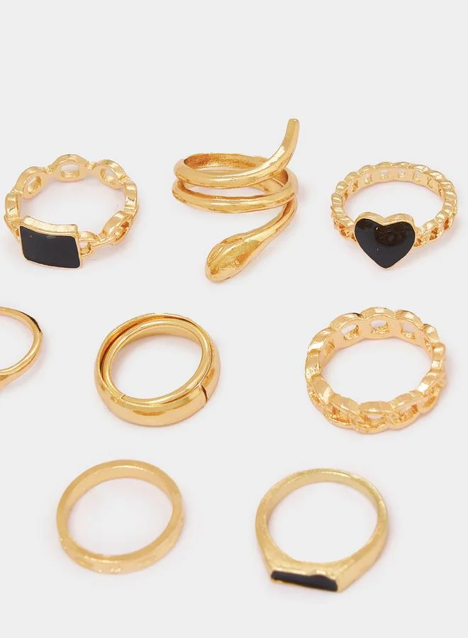 Styli Set of 26 - Heart Accent Assorted Rings